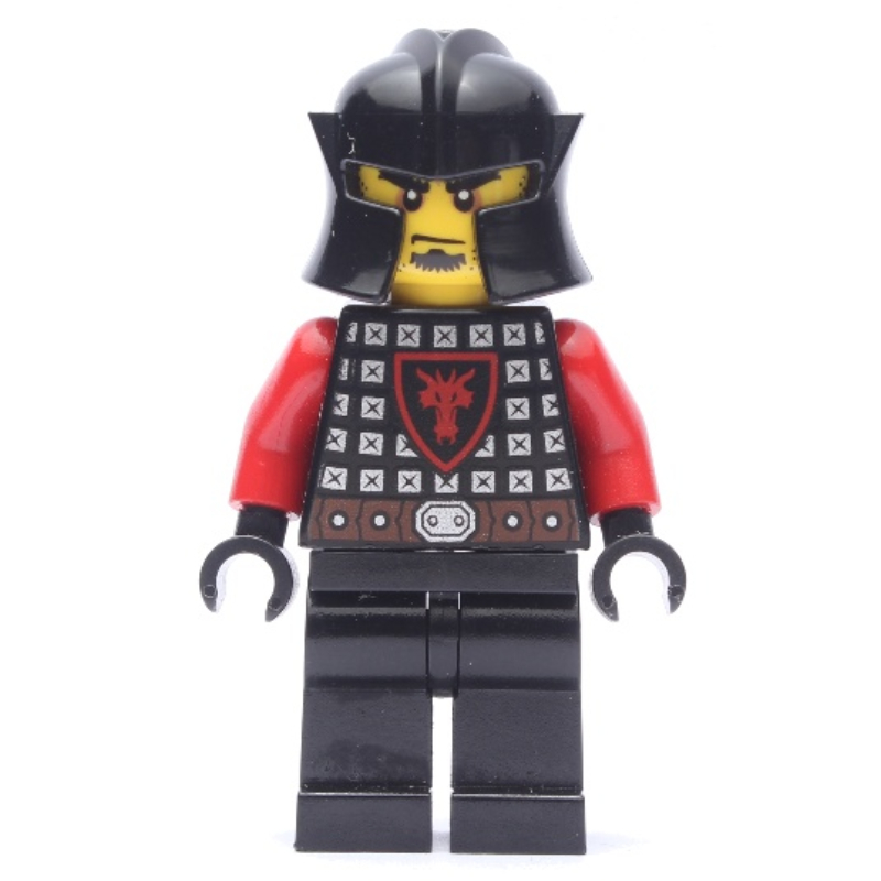 Lego Dragon Knight, Red, Helmet, Soul-patch