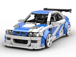 BMW E46 M3 GTR Need for Speed MOST WANTED Edition (blue)