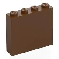 Brick 1 x 4 x 3 / Reddish Brown