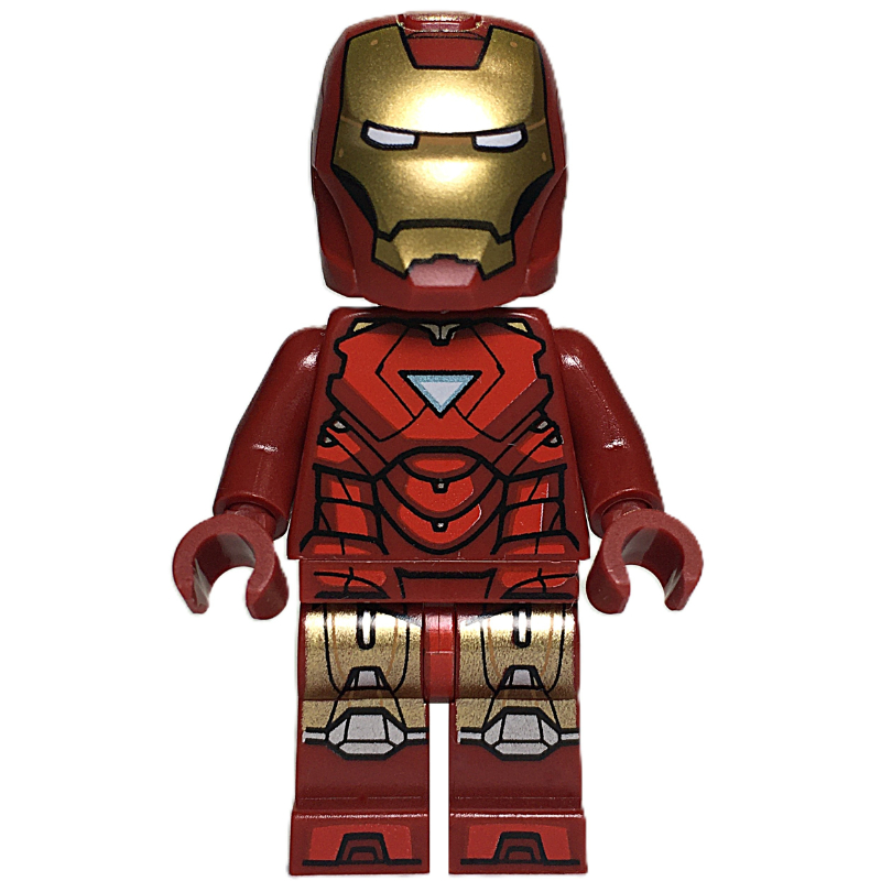 Lego Iron Man Mark 6 Armor, HUD on Face