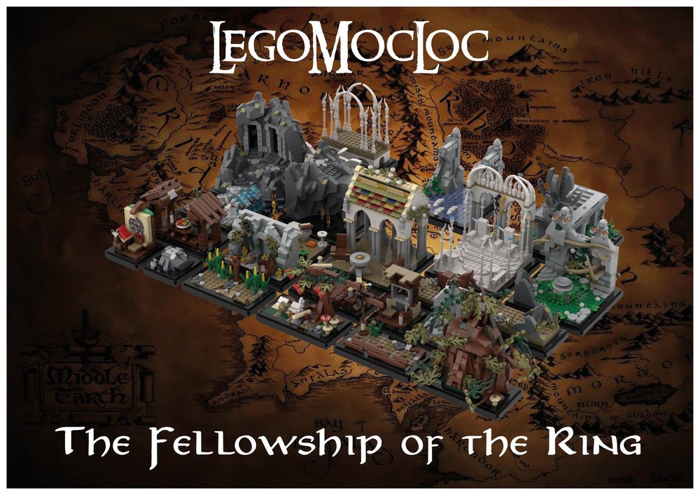 Lego The Fellowship of the Ring - Mini Mocs from the book