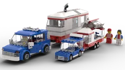 Car & caravan - Remake of Classic set 6590
