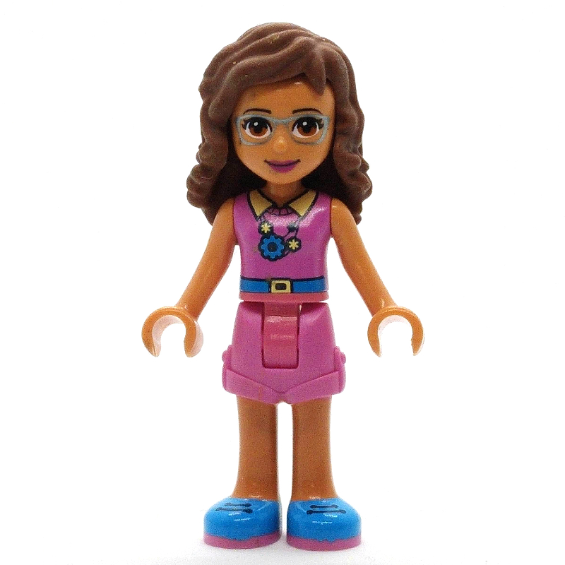 Lego Olivia - Dark Pink Top, Dark Pink Skirt