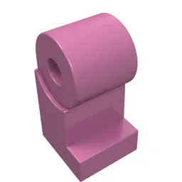 Leg, Left / Dark Pink