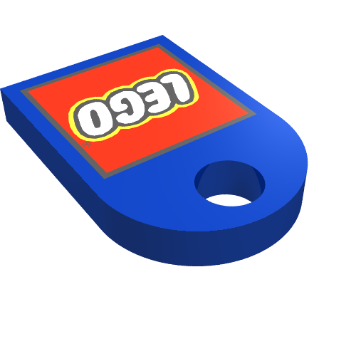 Lego Tile Special 3 x 2 with Hole and Lego Logo Large, No Copyright Date in Print