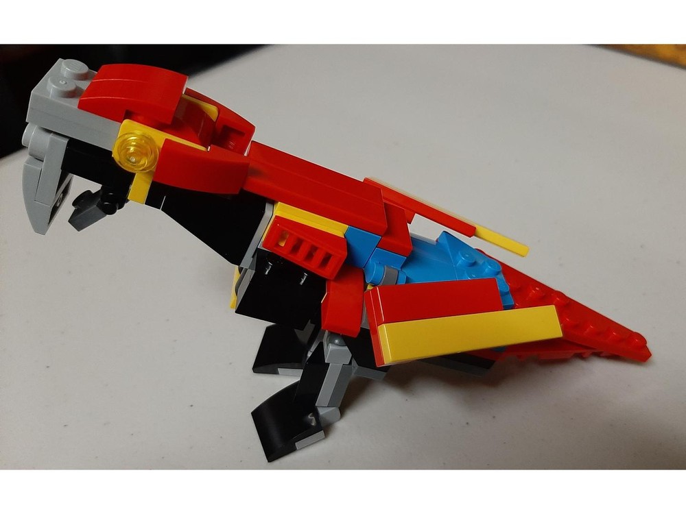 Lego Scarlet Macaw Parrot