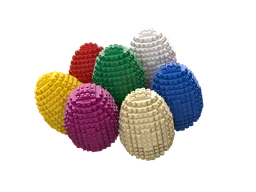 Easter egg sculpture
