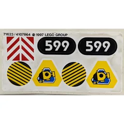 Sticker Sheet for Set 6599-1 / [No Color/Any Color]