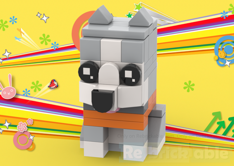 Lego Koromaru BrickHead - Persona 4 Arena Ultimax