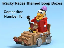 Wacky Races themed soap box 10