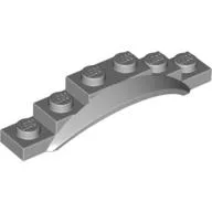 Wheel Arch, Mudguard, 1 1/2 x 6 x 1 [Arch Extended] / Light Bluish Gray