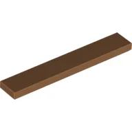 Tile 1 x 6 with Groove / Medium Nougat