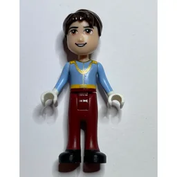 Prince Charming - Light Blue Shirt, Dark Red Trousers