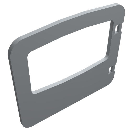 Lego Duplo Door / Window / Light Bluish Gray
