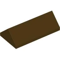 Brick Sloped 45° 2 x 4 Double / Dark Brown