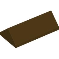 Lego Brick Sloped 45° 2 x 4 Double / Dark Brown