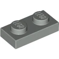 Plate 1 x 2 / Light Gray