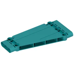 Technic Panel 5 x 11 x 1 Tapered / Dark Turquoise