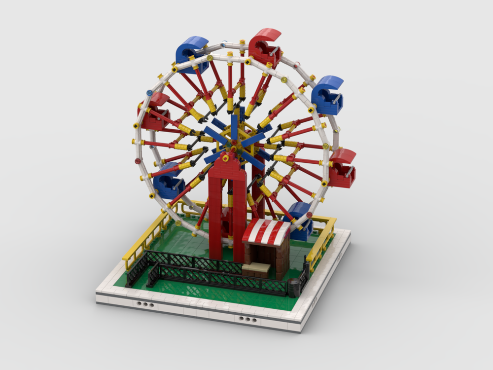 Lego Ferris Wheel for modular Amusement Park