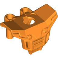 Lego Minifig Neckwear Armour with Square Shoulder Protection (Space) [Plain] / Orange