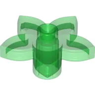 Duplo Plant, Flower with 1 Top Stud / Trans-Green