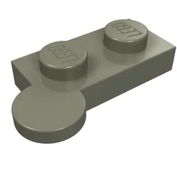 Hinge Plate 1 x 4 Swivel Top [Solid Pin] / Dark Gray