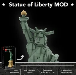 21042 Statue of Liberty - Alternate Head Mod