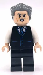 J. Jonah Jameson, Black Suit, Dark Bluish Gray Hair
