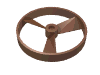 Lego Large Figure Spinner / Propeller without Code (Rhotuka) [Plain] / Light Brown