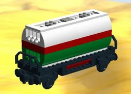 Lego Train Custom Tanker Wagon Loosely Based on 3180