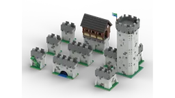 Modular Medieval Walls Multipack
