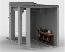 Left Engine Bay - Modular Fire Station