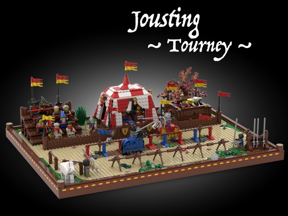 Lego Jousting Tourney - Medieval Village Diorama
