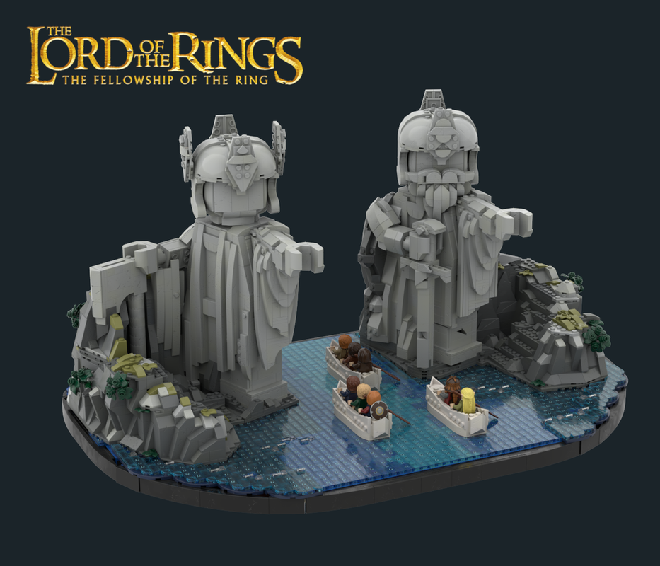 Lego Argonath - Pillars of Kings