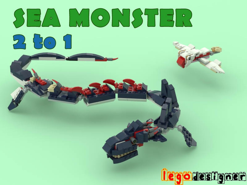 Lego 31088 2 to 1 Sea monster