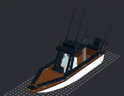 Fishing Boat with Trailer