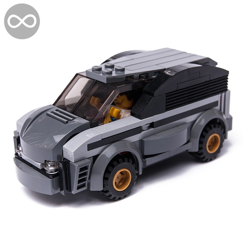 Lego Bank robber minivan