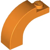 Brick Arch 1 x 3 x 2 Curved Top / Orange