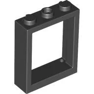 Window Frame 1 x 3 x 3 / Black