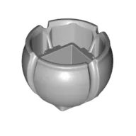 Technic Ball Joint with Square Hole / Light Bluish Gray