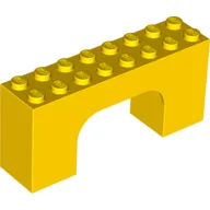 Brick Arch 2 x 8 x 3 / Yellow