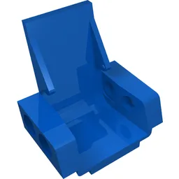 Technic Seat / Chair [3 x 2 Base] / Blue
