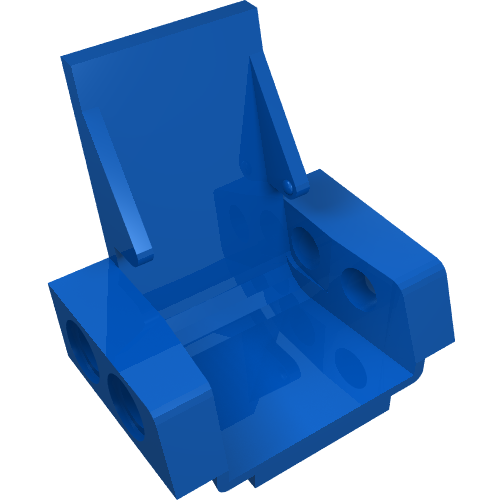 Lego Technic Seat / Chair [3 x 2 Base] / Blue