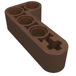 Technic Beam 2 x 4 L-Shape Thick / Brown