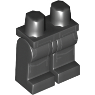 Lego Hips and Black Legs with Imperial Gunner Print / Black