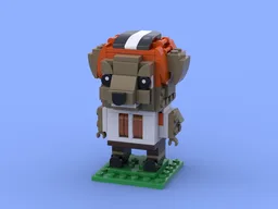 Cleveland 'Chomps' Football Mascot Brickheadz
