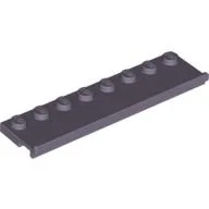 Plate Special 2 x 8 with Door Rail / Sand Purple