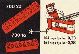 Individual 2 x 8 Bricks