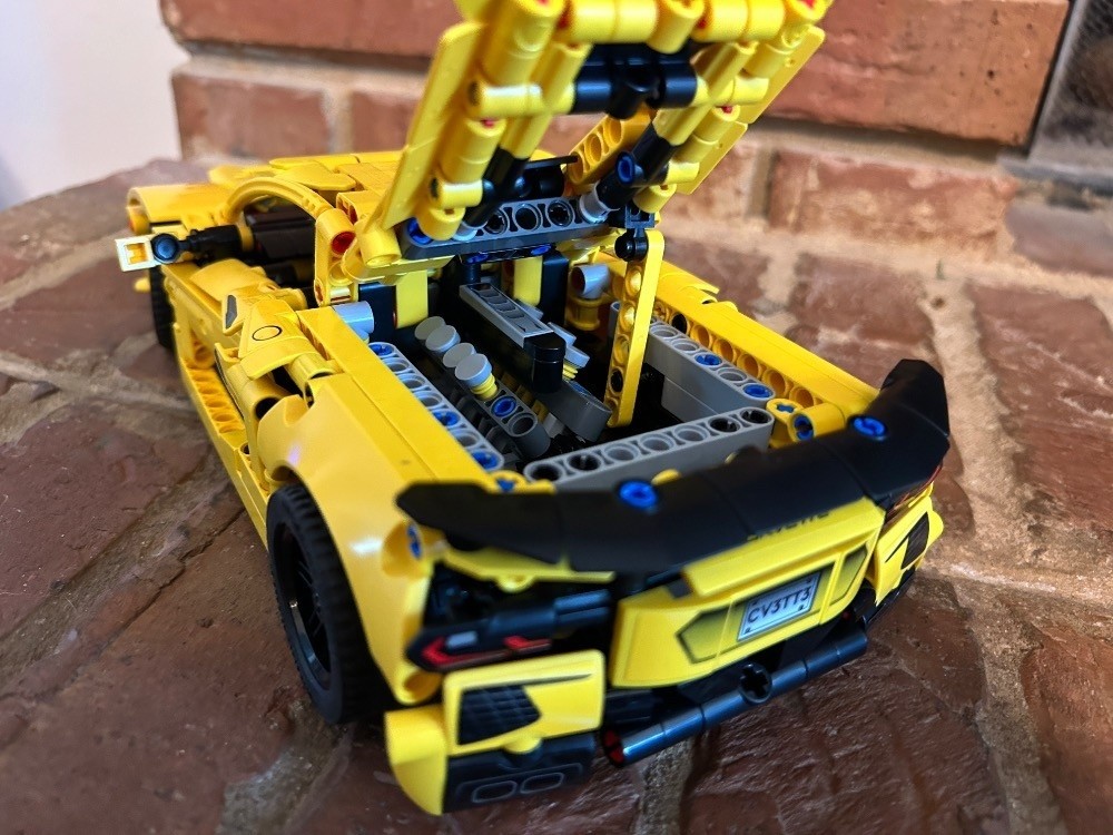 Lego 42205 Corvette Prop Rod addition