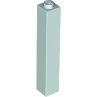 Brick 1 x 1 x 5 with Solid Stud / Light Aqua